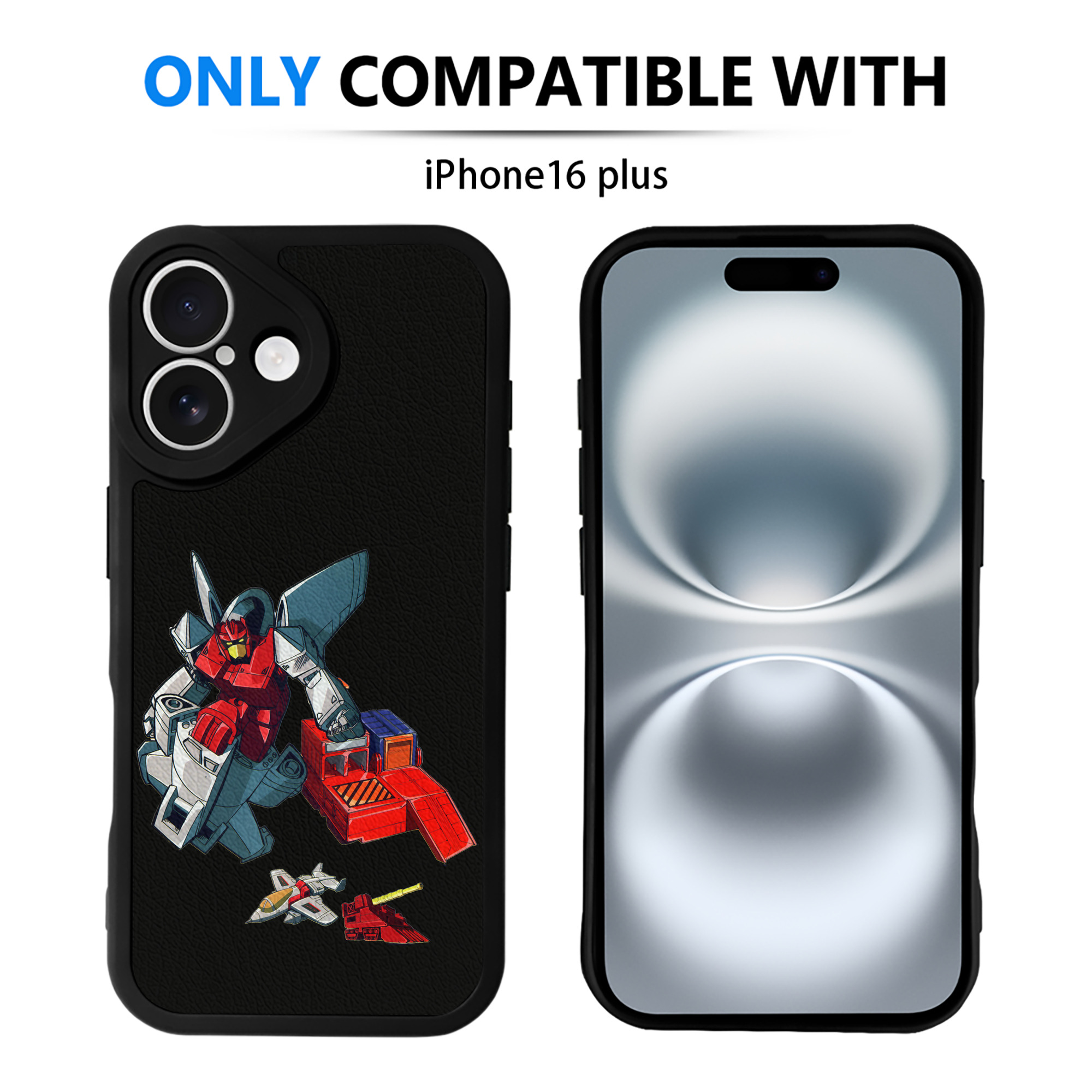 （画像用）  【iPhone 16シリーズ対応】シリコンスマホケース（レザー調） 材質：シリコン